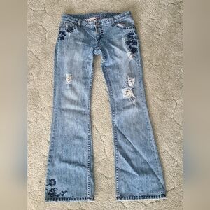 Vintage Y2K American Eagle Embroidered Jeans